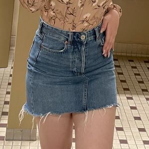 This is a Jean skirt